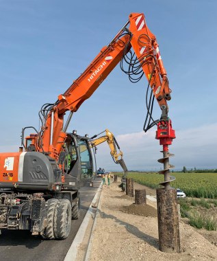 Cabezas de rotación para excavadora